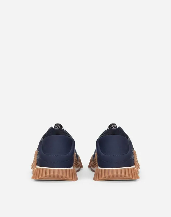 Dolce and Gabbana Shoes 2438 Children Denim Patchwork NS1 Sneakers Blue Dolce and Gabbana Shoes 2438 Children Denim Patchwork NS1 Sneakers Blue