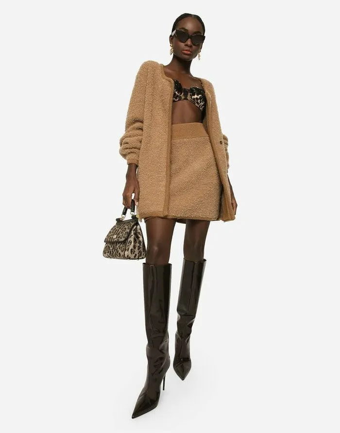 Dolce and Gabbana Skirts Women Short Cashmere And Alpaca Wool Skirt Multicolor Dolce and Gabbana Skirts Women Short Cashmere And Alpaca Wool Skirt Multicolor