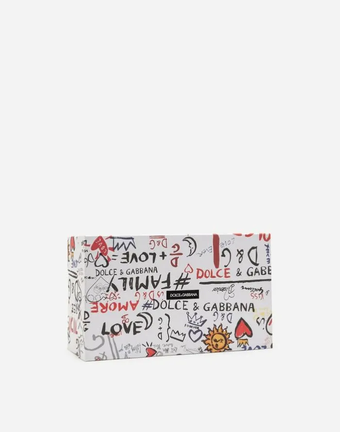Dolce and Gabbana Sneakers Women Calfskin Nappa Portofino Sneakers With Lettering Whitegold Dolce and Gabbana Sneakers Women Calfskin Nappa Portofino Sneakers With Lettering Whitegold