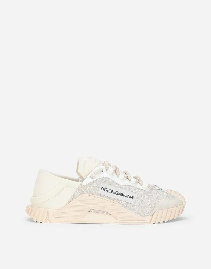 Dolce and Gabbana Sneakers Women NS1 Slip On Sneakers In Mixed Materials Multicolor Dolce and Gabbana Sneakers Women NS1 Slip On Sneakers In Mixed Materials Multicolor