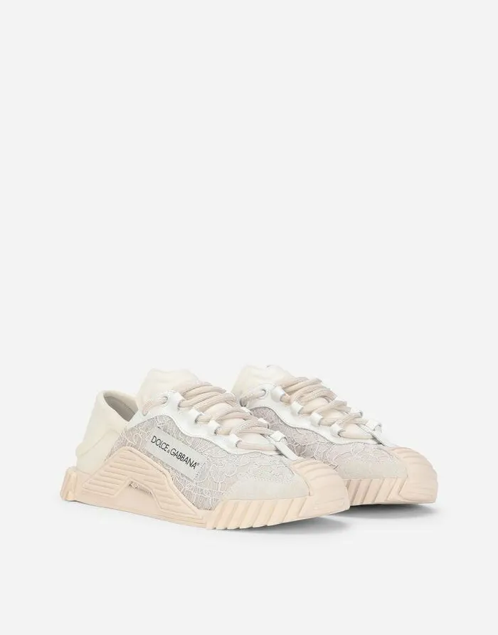 Dolce and Gabbana Sneakers Women NS1 Slip On Sneakers In Mixed Materials Multicolor Dolce and Gabbana Sneakers Women NS1 Slip On Sneakers In Mixed Materials Multicolor