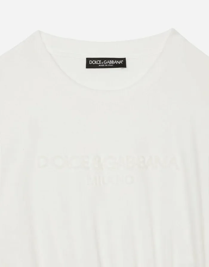 Dolce and Gabbana TShirts And Sweatshirts Women Chenille Top With DolceandGabbana Logo Multicolor Dolce and Gabbana TShirts And Sweatshirts Women Chenille Top With DolceandGabbana Logo Multicolor
