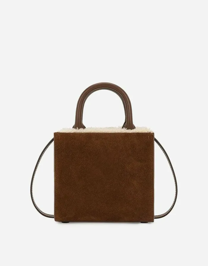 Dolce and Gabbana Totes Women DG Daily Mini Shopper Brown Dolce and Gabbana Totes Women DG Daily Mini Shopper Brown