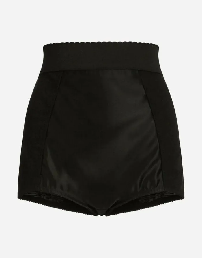 Dolce and Gabbana Trousers And Shorts Women Corsetstyle Culotte Black