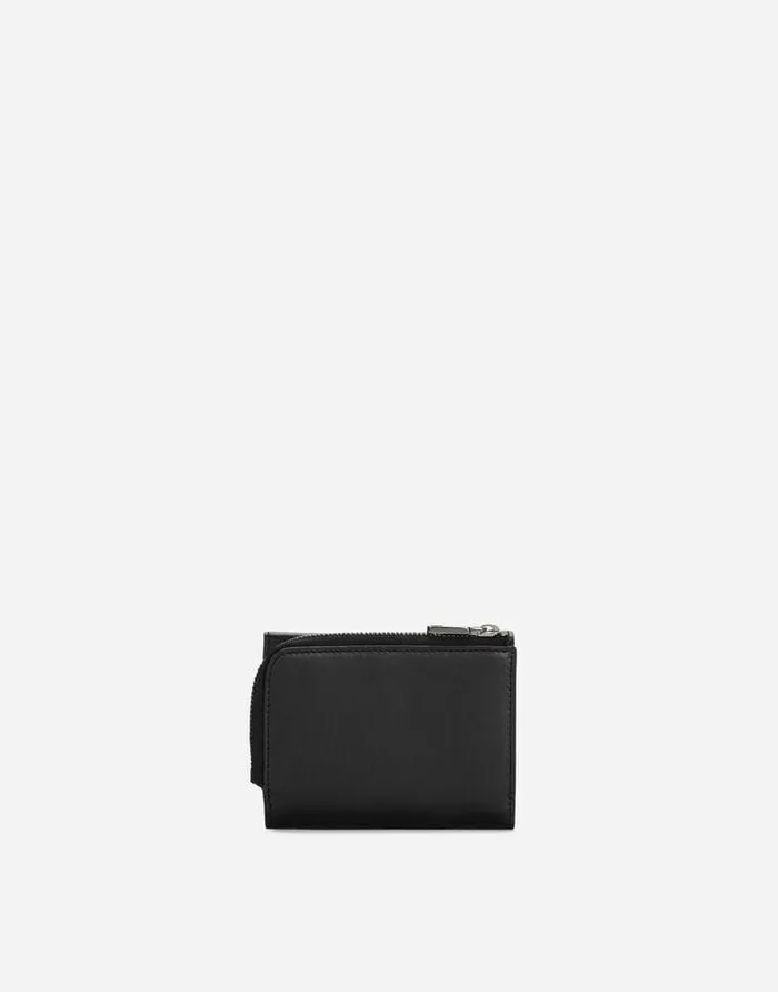 Dolce and Gabbana Wallets And Small Leather Goods Men Calfskin French Flap Wallet With Logo Multicolor Dolce and Gabbana Wallets And Small Leather Goods Men Calfskin French Flap Wallet With Logo Multicolor