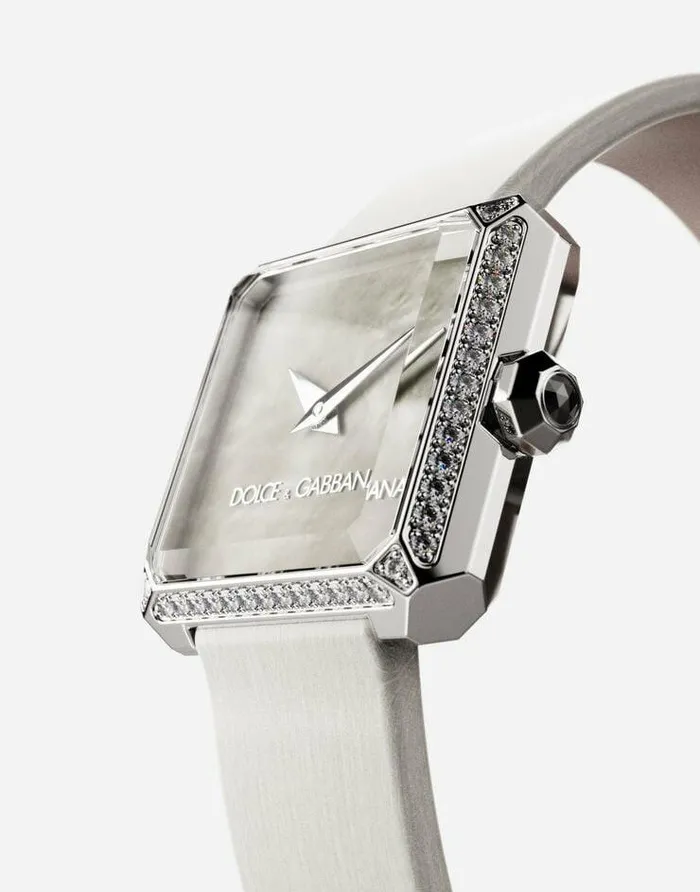 Dolce and Gabbana WatchesandStraps Women Sofia Steel Watch With Colorless Diamonds Ivory Dolce and Gabbana WatchesandStraps Women Sofia Steel Watch With Colorless Diamonds Ivory