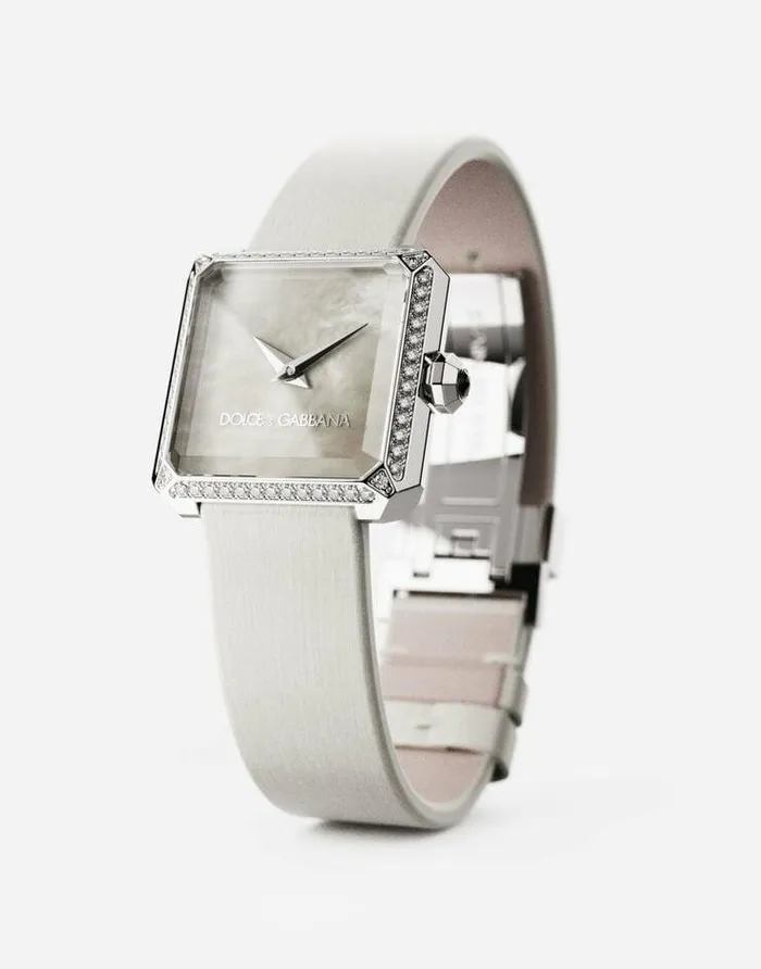 Dolce and Gabbana WatchesandStraps Women Sofia Steel Watch With Colorless Diamonds Ivory Dolce and Gabbana WatchesandStraps Women Sofia Steel Watch With Colorless Diamonds Ivory