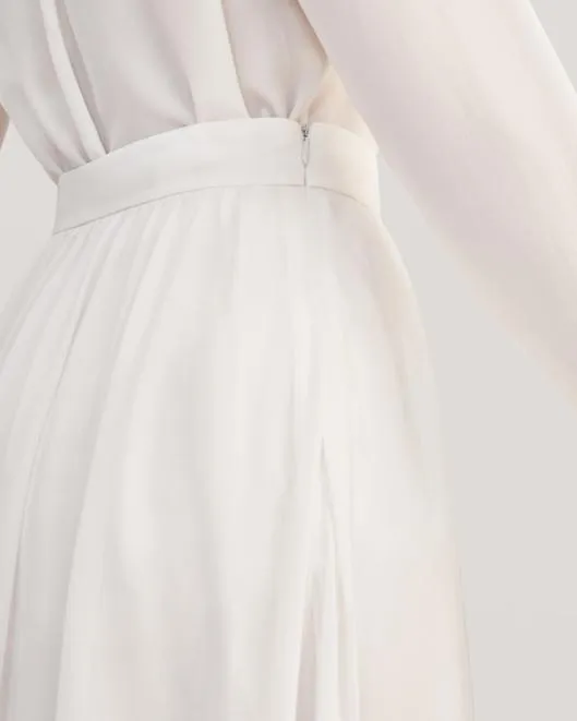 Doublelayer Silk Tulle Skirt Women Lilysilk Bottoms