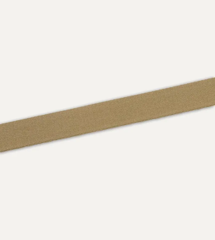 Drake039s Khaki Green LeatherCovered Buckle Adjustable Webbing Belt 8211 Accessories