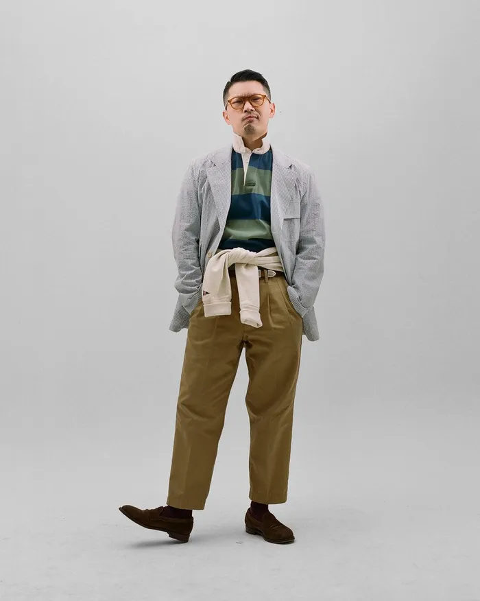 Drake039s Multicolour Block Stripe Cotton Rugby Shirt 8211 ClothingShirts