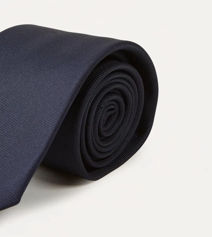 Drake039s Navy Silk Twill Tipped Tie 8211 Ties Drake039s Navy Silk Twill Tipped Tie 8211 Ties