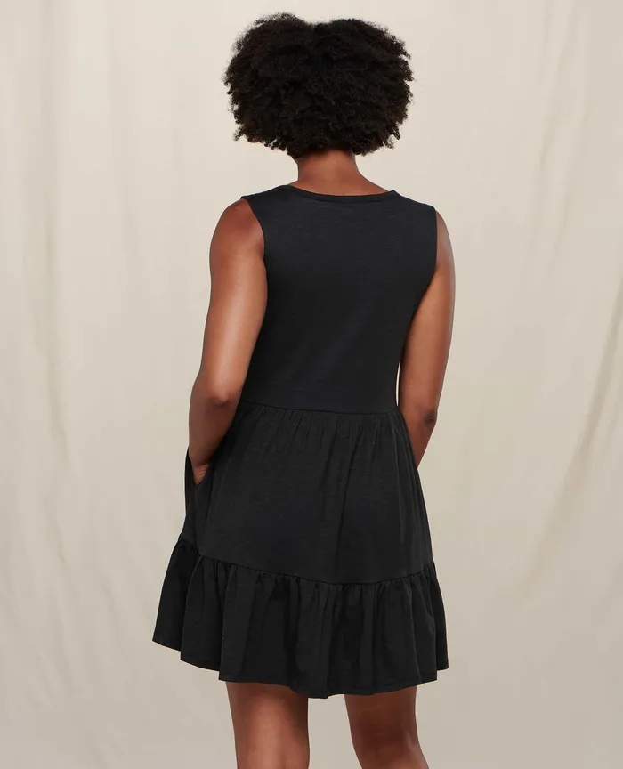 Dresses Women8217s Marley Tiered Sleeveless Dress Black ToadandCo