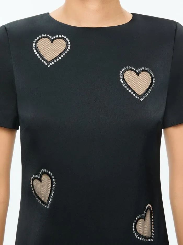 Dresses Women Alice Olivia Clyde Mini Dress Black