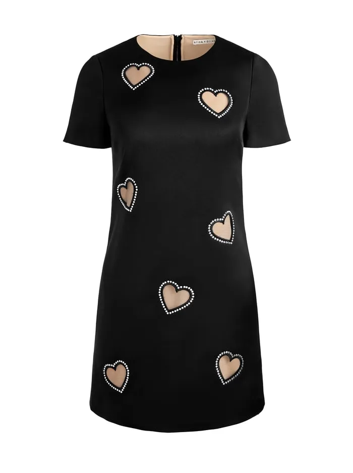 Dresses Women Alice Olivia Clyde Mini Dress Black