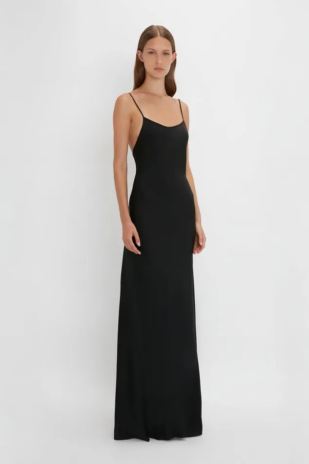 Dresses Women Victoria Beckham FloorLength Cami Dress In Black