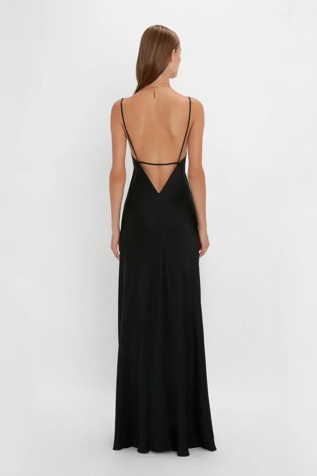 Dresses Women Victoria Beckham FloorLength Cami Dress In Black