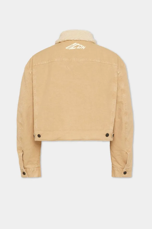 Dsquared2 Coats and Outerwear Icon New Generation Kaban Beige 8211 Women