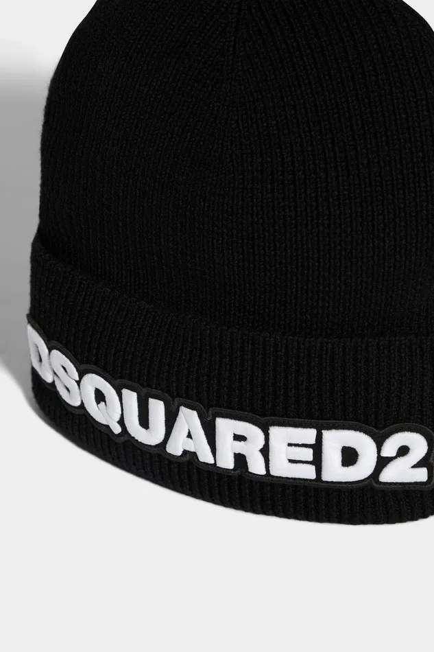 Dsquared2 Headwear Beanie Blackwhite 8211 Men