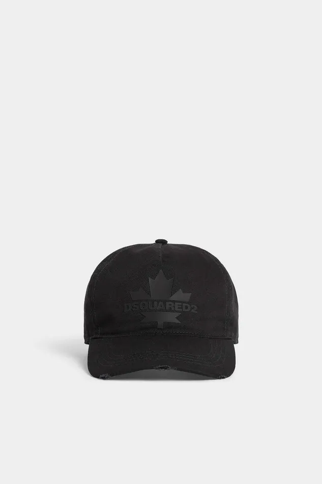 Dsquared2 Headwear Canadian Leaf Baseball Cap Black 8211 Men