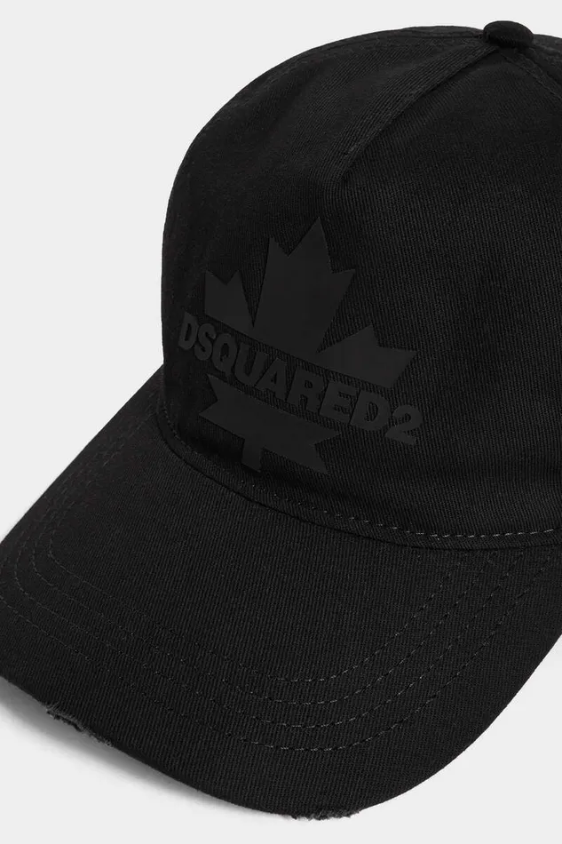 Dsquared2 Headwear Canadian Leaf Baseball Cap Black 8211 Men