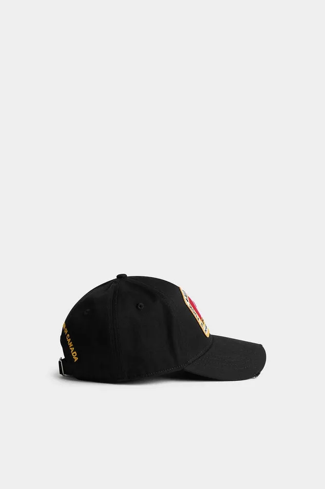 Dsquared2 Headwear D2 Patch Baseball Cap Black 8211 MenWomen