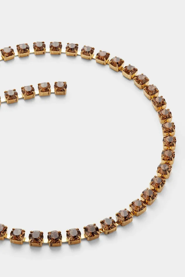 Dsquared2 Jewellery City Nights Necklace Goldhoney 8211 MenWomen