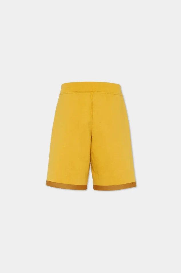 Dsquared2 Shorts Icon New Generation Big Boxer Sweat Shorts Sunflower 8211 Men