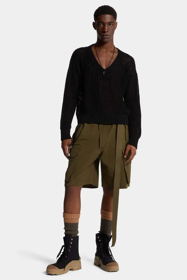 Dsquared2 Shorts Utility Track Shorts Beech Brown 8211 Men