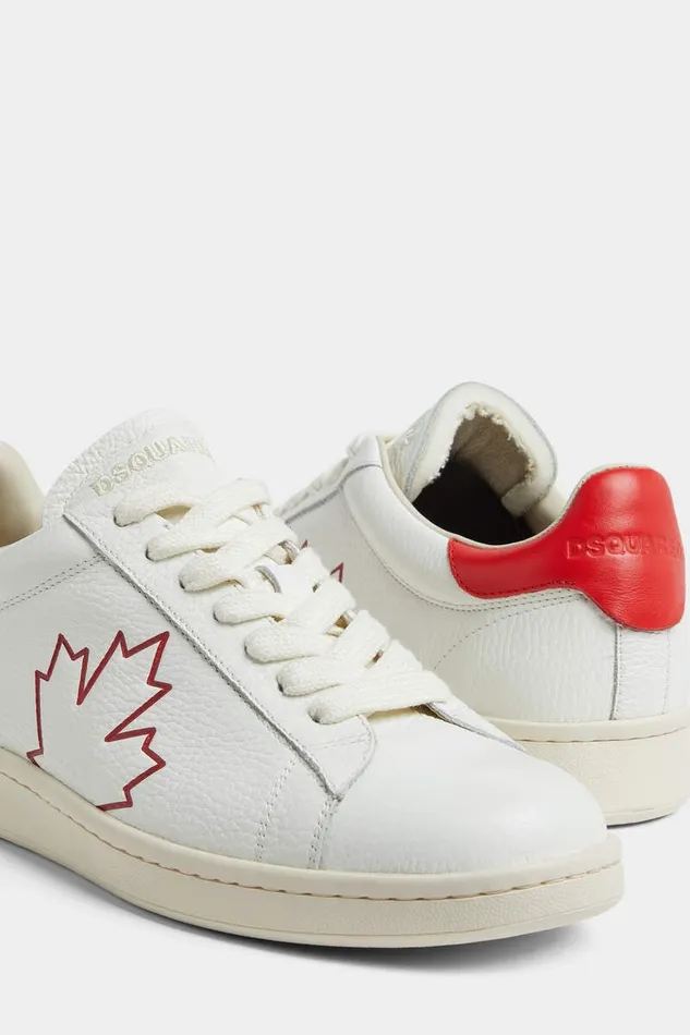 Dsquared2 Sneakers Maple Leaf Boxer Sneakers Whitered 8211 Men