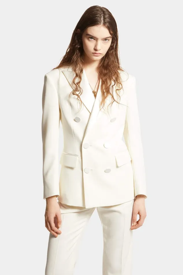 Dsquared2 Suits and Blazer Boston Suit Off White 8211 Women