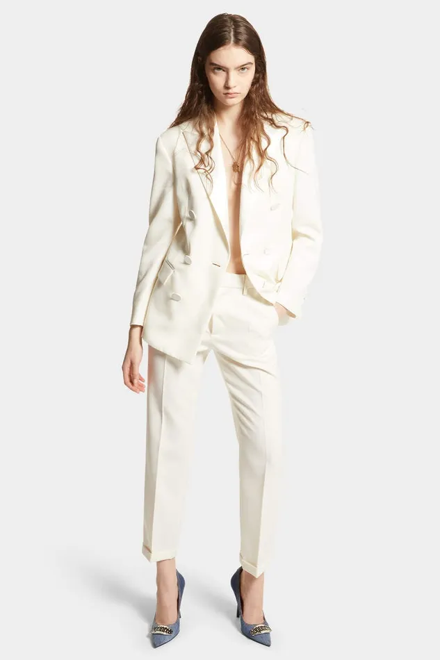 Dsquared2 Suits and Blazer Boston Suit Off White 8211 Women