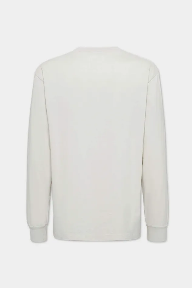 Dsquared2 TShirts and Polo Icon New Generation Loose Fit LongSleeved TShirt Chocolate 8211 Men
