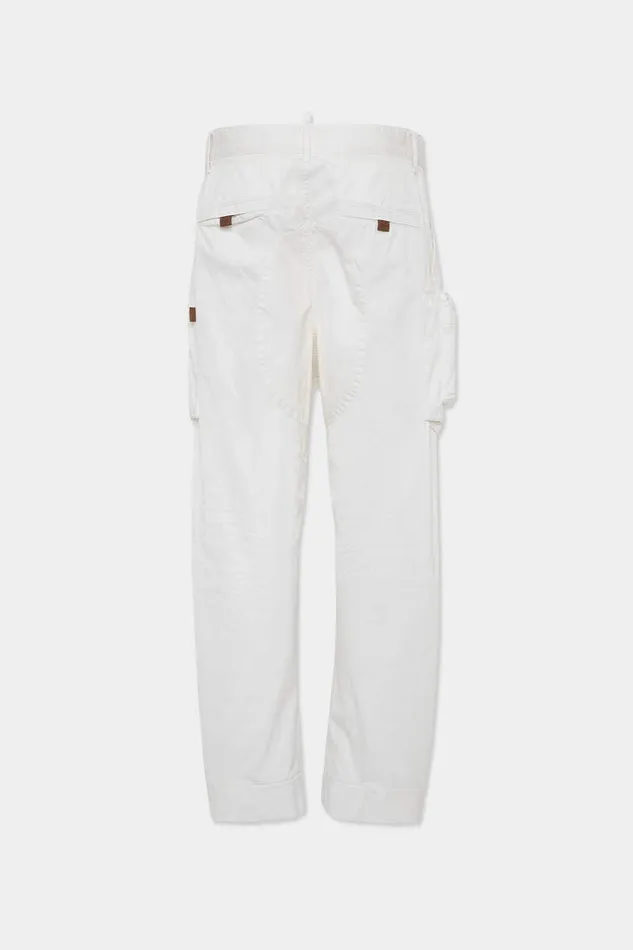 Dsquared2 Trousers D2 Adventure Cargo Kawaii Pant White 8211 Men
