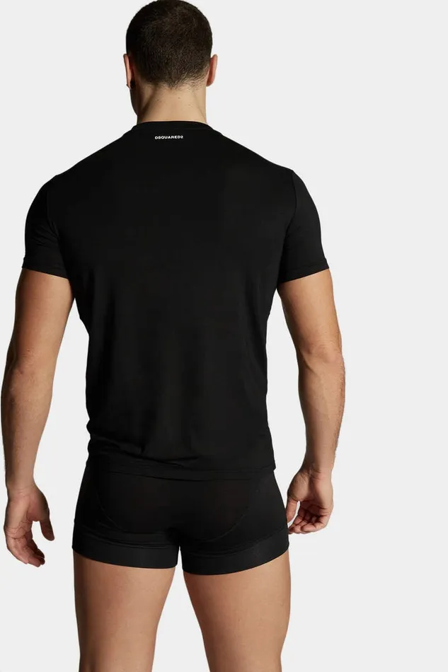 Dsquared2 Underwear Basic Basic Round Neck TShirt Black 8211 Men