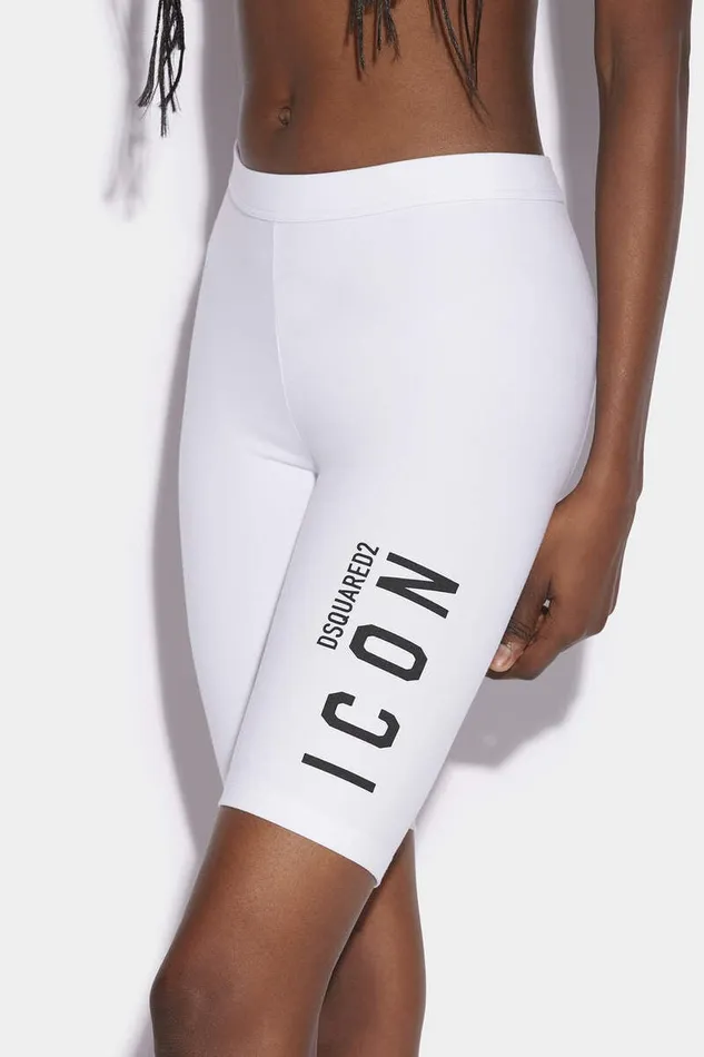 Dsquared2 Underwear Be Icon Bike Short White 8211 Women