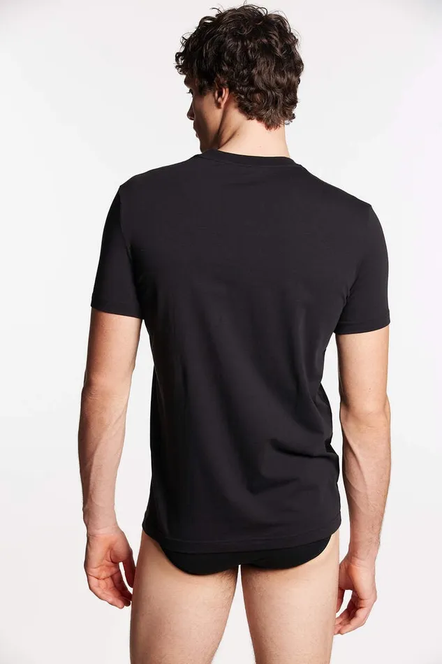 Dsquared2 Underwear Mini Basic Round Neck TShirt Black 8211 Men