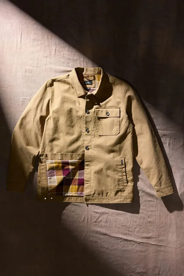 EAST CLIFF BYPASS JACKET Dark Khaki Men O039NEILL Featured