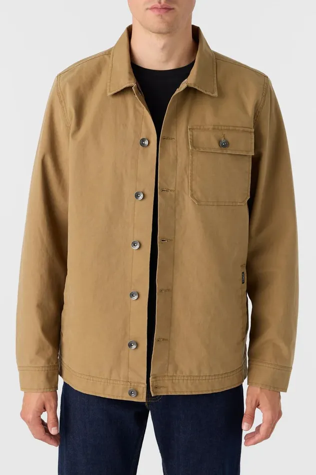EAST CLIFF BYPASS JACKET Dark Khaki Men O039NEILL Featured