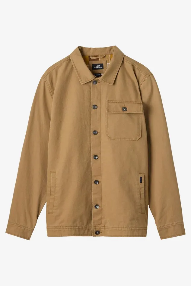 EAST CLIFF BYPASS JACKET Dark Khaki Men O039NEILL Featured