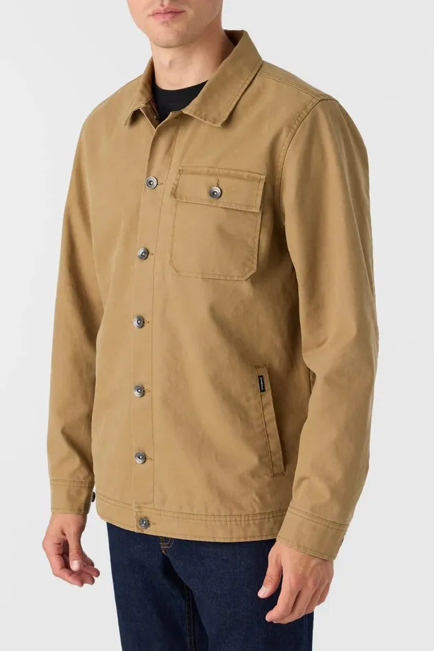 EAST CLIFF BYPASS JACKET Dark Khaki Men O039NEILL Featured