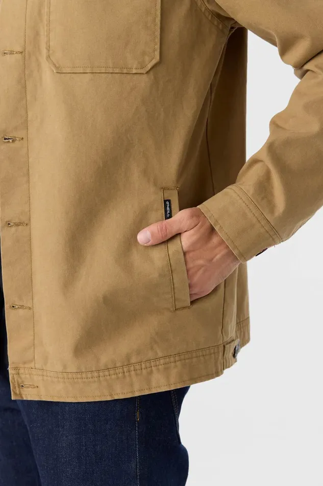 EAST CLIFF BYPASS JACKET Dark Khaki Men O039NEILL Featured