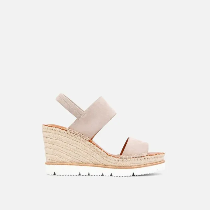 Elyssa TwoBand Wedge Sandal Mushroom Women Kenneth Cole Gentle Souls