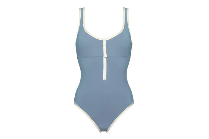 ERES Beatriz Tank OnePiece Requin Bleu 23ePercale Women OnePiece Swimsuits