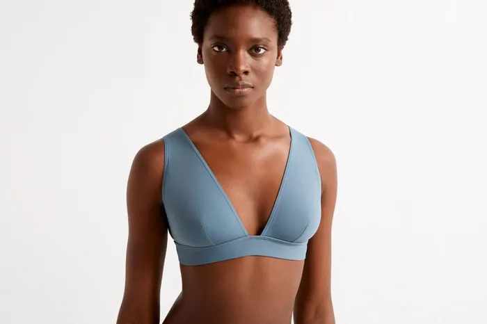 ERES Chrome FullCup Triangle Bikini Top Requin Bleu 23e Women TwoPieces Swimsuits