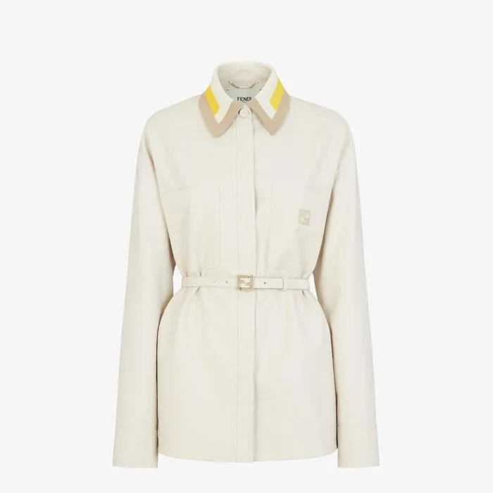Fendi Coordinated Sets Jacket Beige Cotton GoTo Jacket 8211 Women