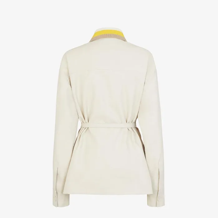 Fendi Coordinated Sets Jacket Beige Cotton GoTo Jacket 8211 Women