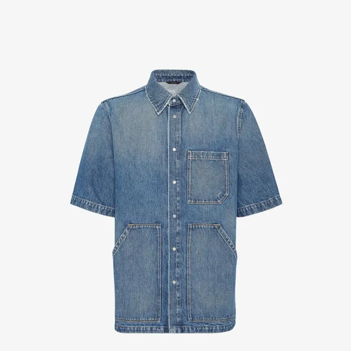 Fendi Coordinated Sets Jeans Shirt Blue Jeans Shirt 8211 Men