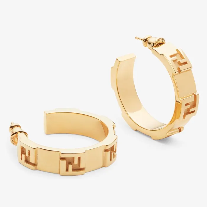 Fendi Earrings Forever Fendi Earrings Goldcolored Metal Earrings 8211 Women