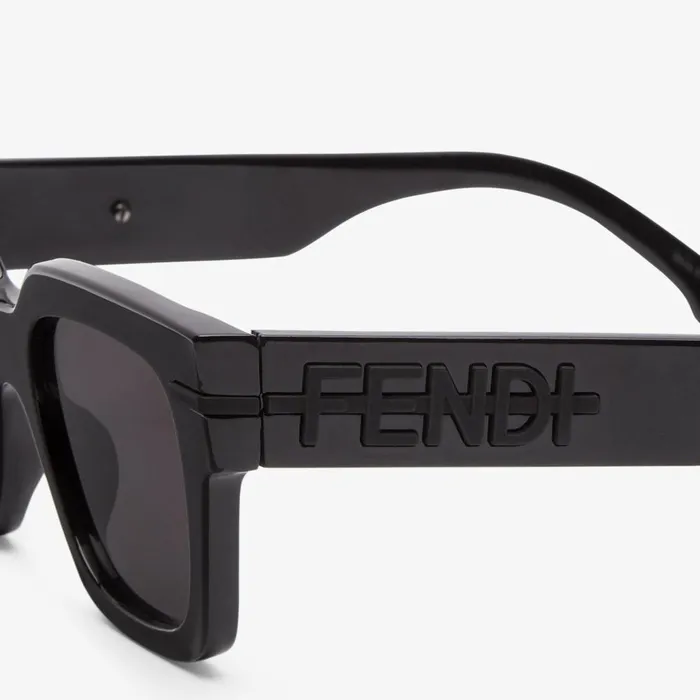 Fendi Essentials For Men Fendigraphy Black Acetate Sunglasses 8211 Men