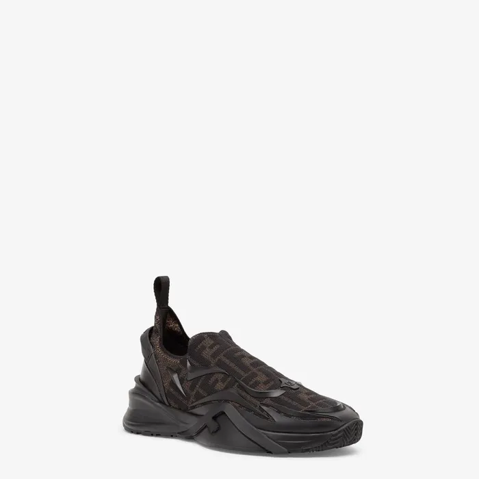 Fendi Fendi Flow Fendi Flow Sneakers Brown Mesh Running Sneakers 8211 Men